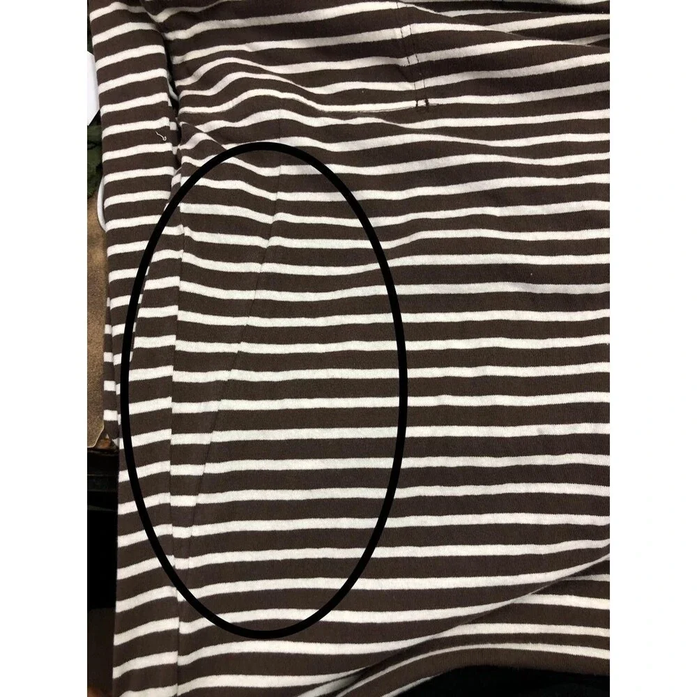 Free People Free Est Tivoli Maxi Dress Striped Printed Oversized Cotton M 286403